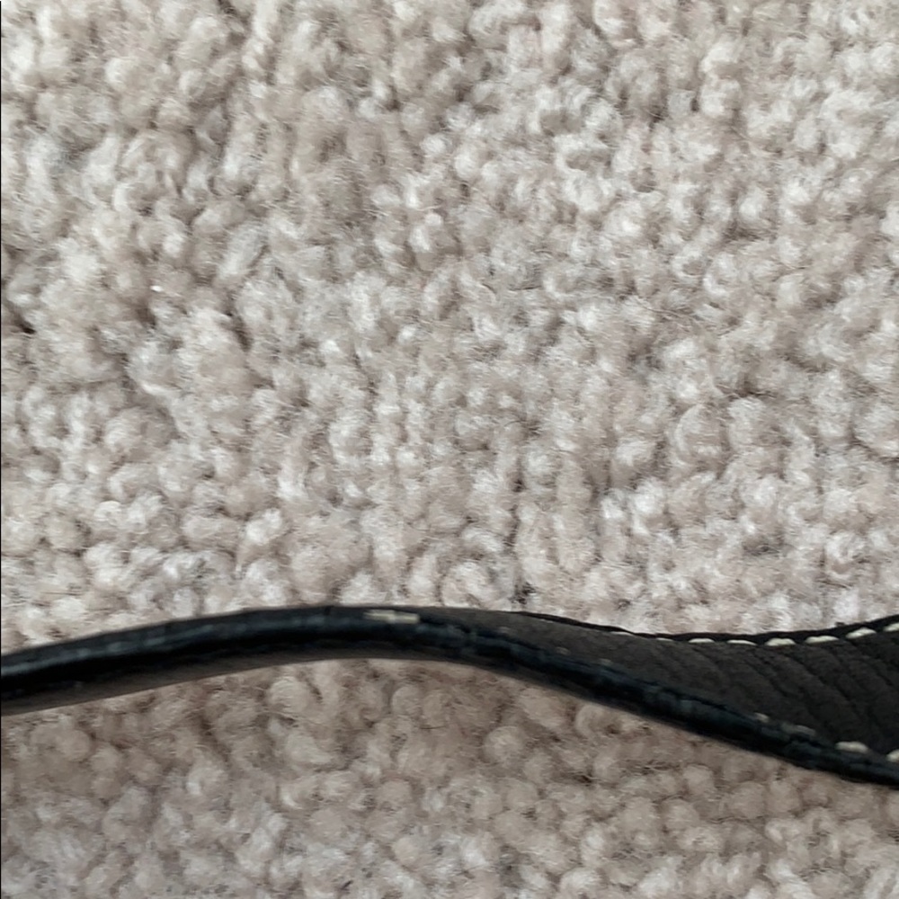 LOFT Black Leather Small Shoulder Purse - Picture 9 of 13